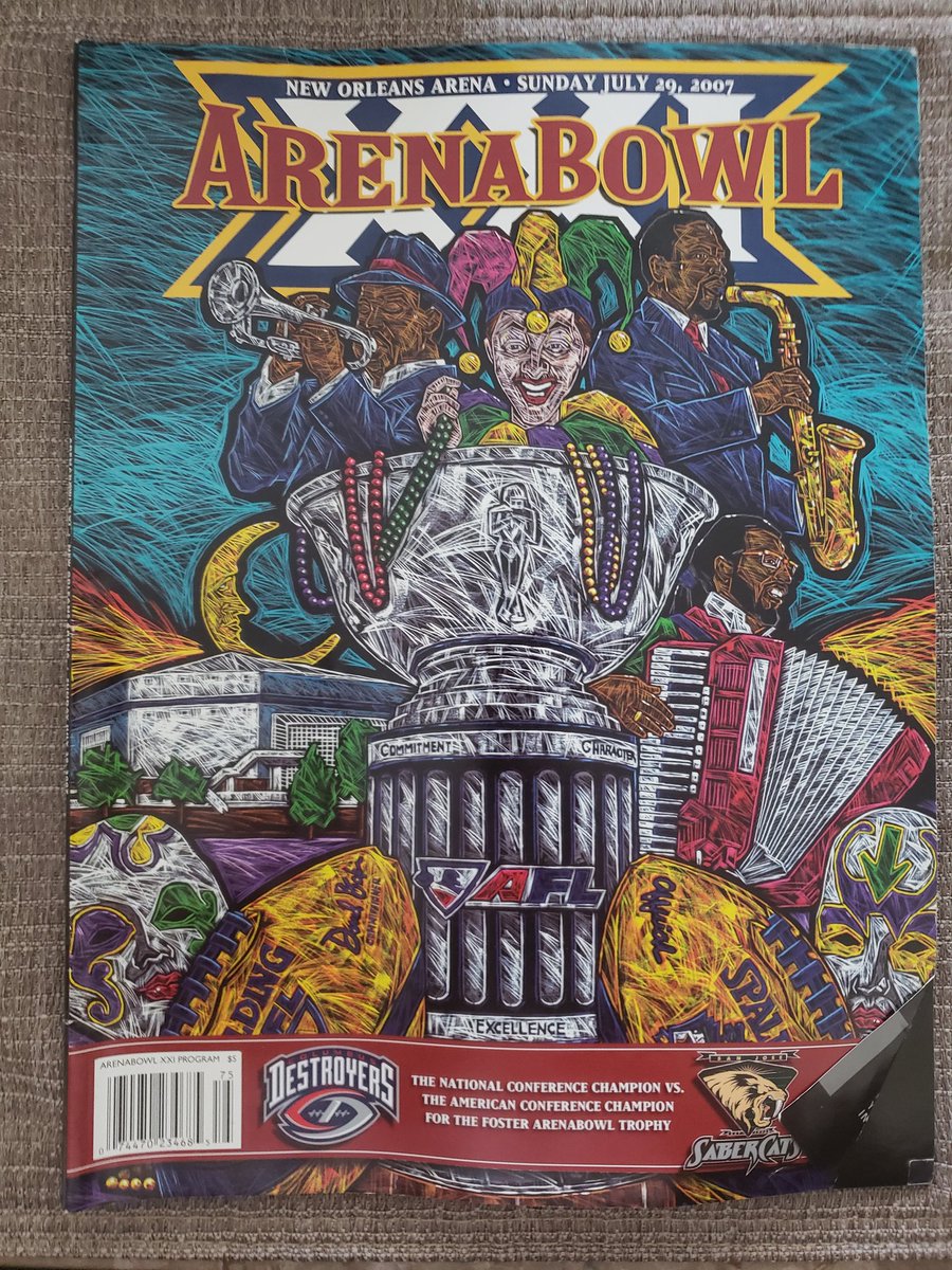 ArenaFootballTV's tweet photo. ArenaBowl XXI #GameProgram #AFLHistory @OfficialAFL @_deadfootball @ArenaFan https://t.co/jLTBEnwQhS