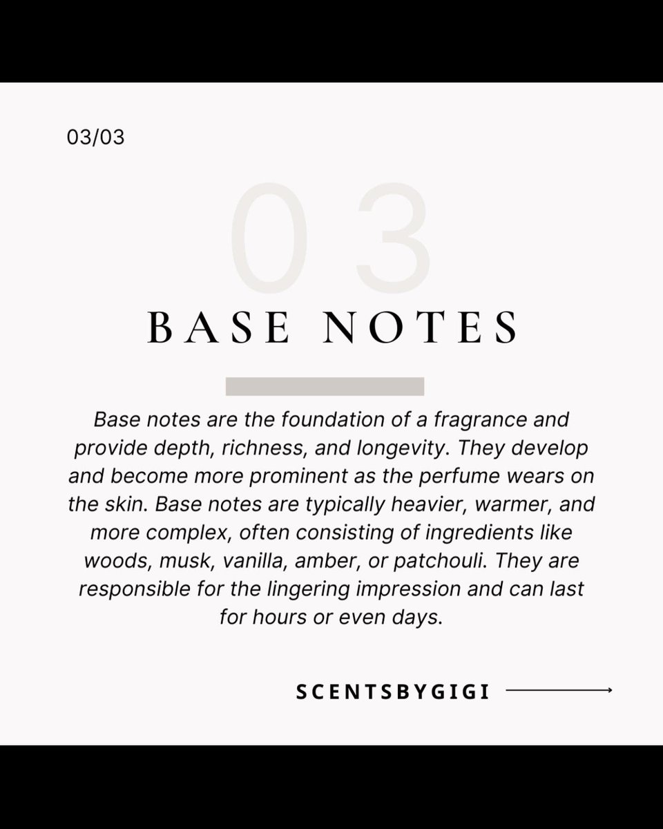 scentsbygigi_'s tweet image. Discover the heartbeat of fragrance in its notes, where each ingredient adds a unique facet, creating a symphony of seduction.

#fragrancelover #fragrancenotes  #perfumelovers #scentedjourney #scentsbygigi_ #fragrancecommunity