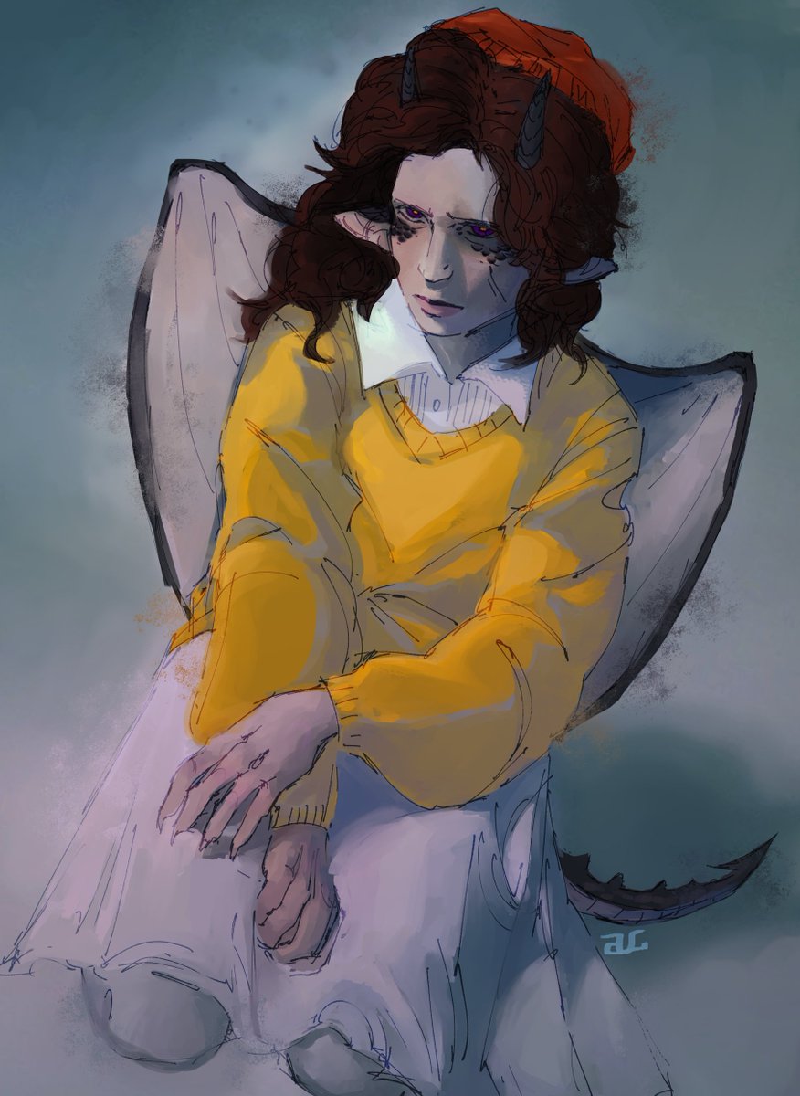 owlbaron_'s tweet photo. "How can I be so loved, yet so alone?" 

#qsmp #qsmpfanart #tallulah #tallulahfanart https://t.co/MVEDLHFvEE
