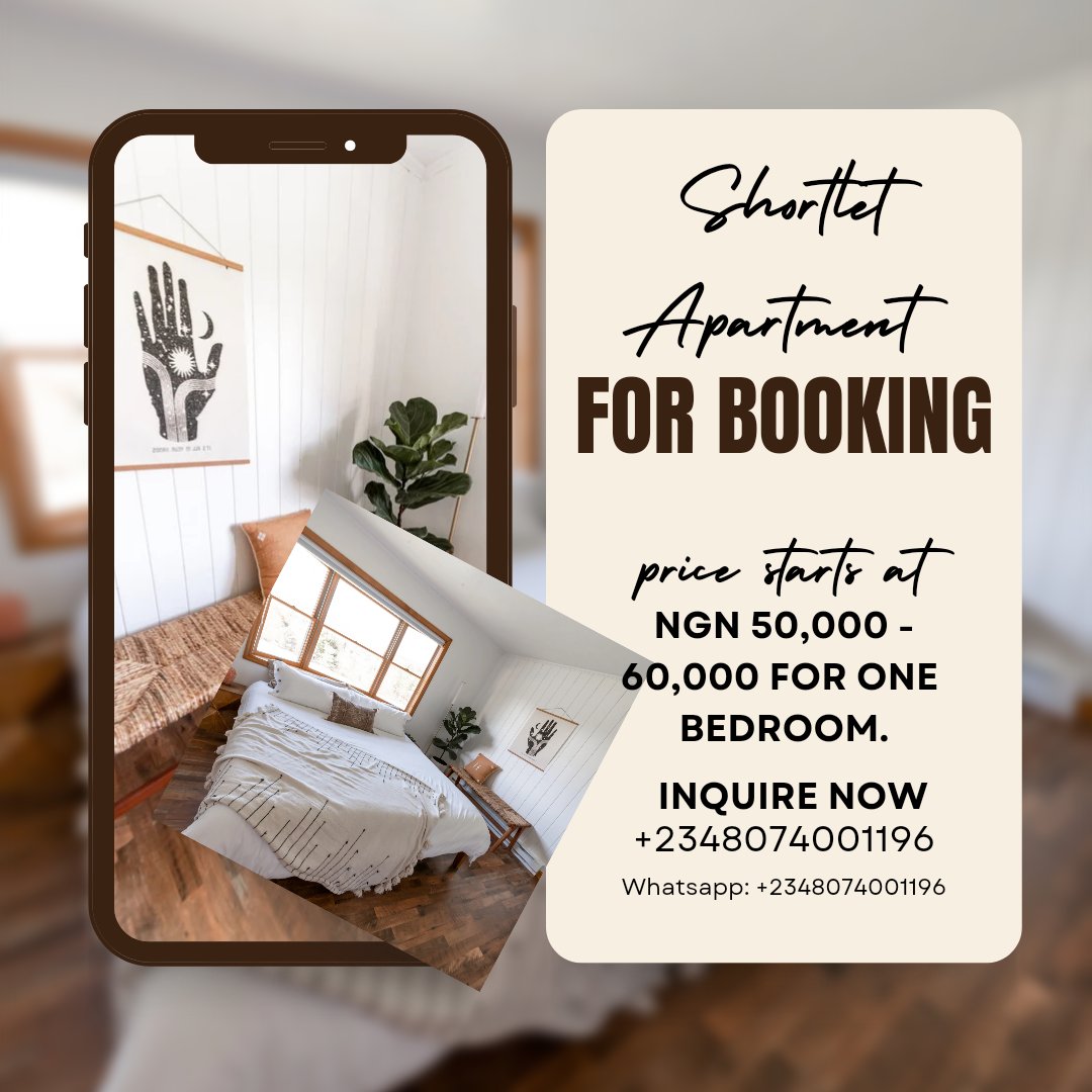 Hello lovely people I'm Max the Airbnb guy, your reliable realtor and airbnb co-host, I'm committed in helping you secure the best airbnb apartments in Lagos Nigeria, please kindly contact me to place your bookings 📌