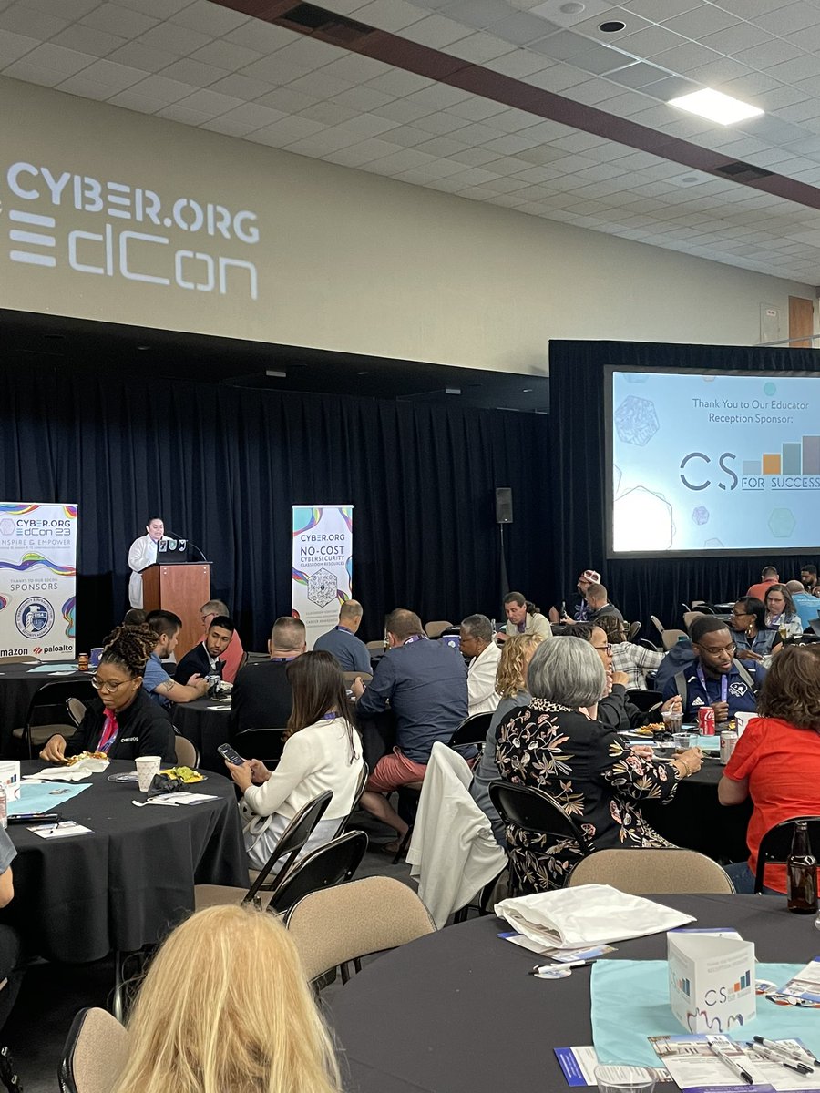 Delivering the keynote for tonight’s #CyberEdCon23 reception!