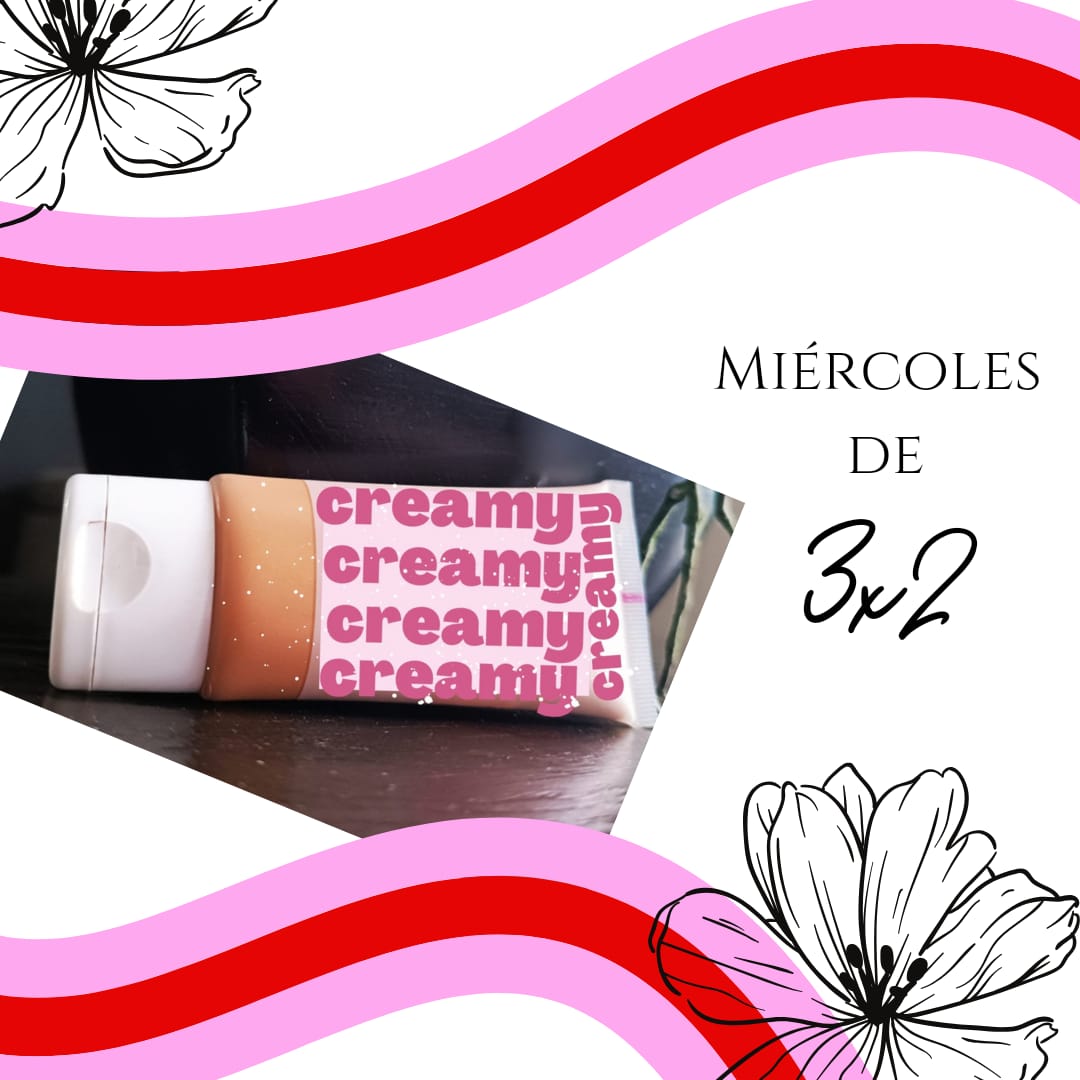 EVABeauty000's tweet photo. MIERCOLES DE CREAMY
Creamy es una base de maquillaje para todo tipo de piel, que se adapta a tu tono de piel haciéndola ver linda y uniforme .
🌼Feeling you🌼
Promoción 3x2 
Precio individual ($350)
#Beautyandcare #Creamy #Woman #Makeupbase https://t.co/CcXGjStuQ4