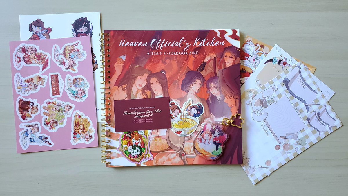 Half bundle arrived! <a href="/tgcfcookbook/">Heaven Official's Kitchen 🍽️ Project Wrapped</a> tysm for everyone's hard work! 🥰🥰🥰🥰🥰