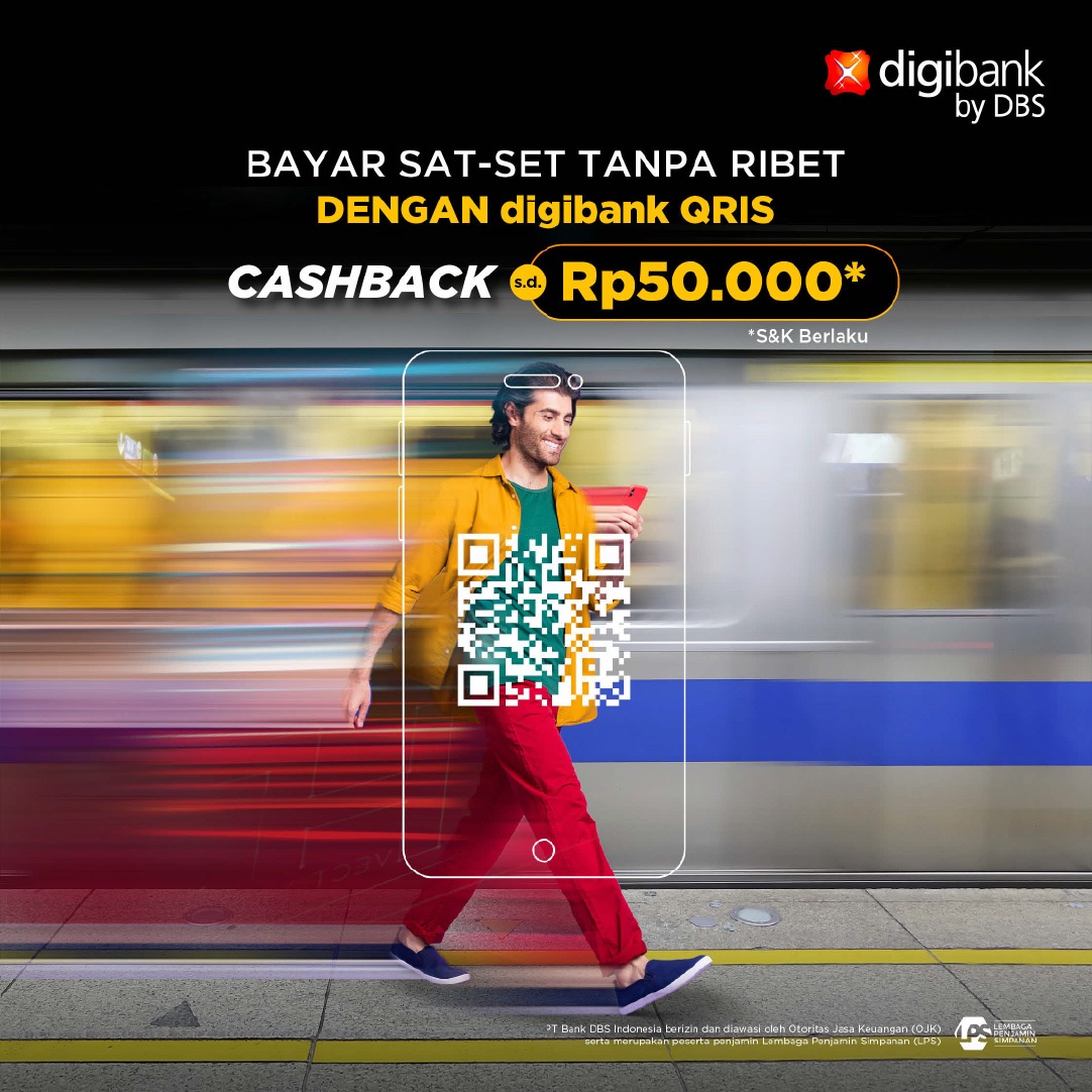 discountfess's tweet photo. Habis gajian kayak gini waktunya self reward dulu! Jajan pake digibank QRIS Sat-Set tanpa ribet, PLUS lagi ada promo cashback up to 50rb di semua transaksi! Follow IG digibank biar update promo terbarunya ✨

#digibankLevelMeUp
#QRISSatuMenangBanyak

https://t.co/4D2Aw93kkn https://t.co/AV2bJjD2f2