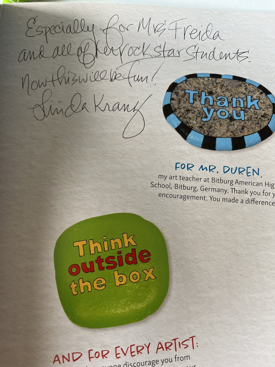 MeredithFreida's tweet image. We started the year reading Only One You. We ended the year with Love You When by Linda Kranz. Years back I wrote to her during Covid and she sent me her rock book with a personalized letter. Forever grateful! Today we carried on our first grade tradition by putting rocks outside