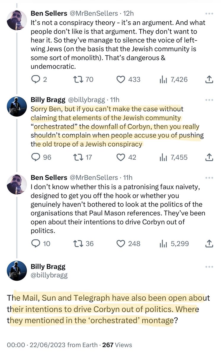 Great to see Billy calling out Ben’s bullshit about #TheBigLie.