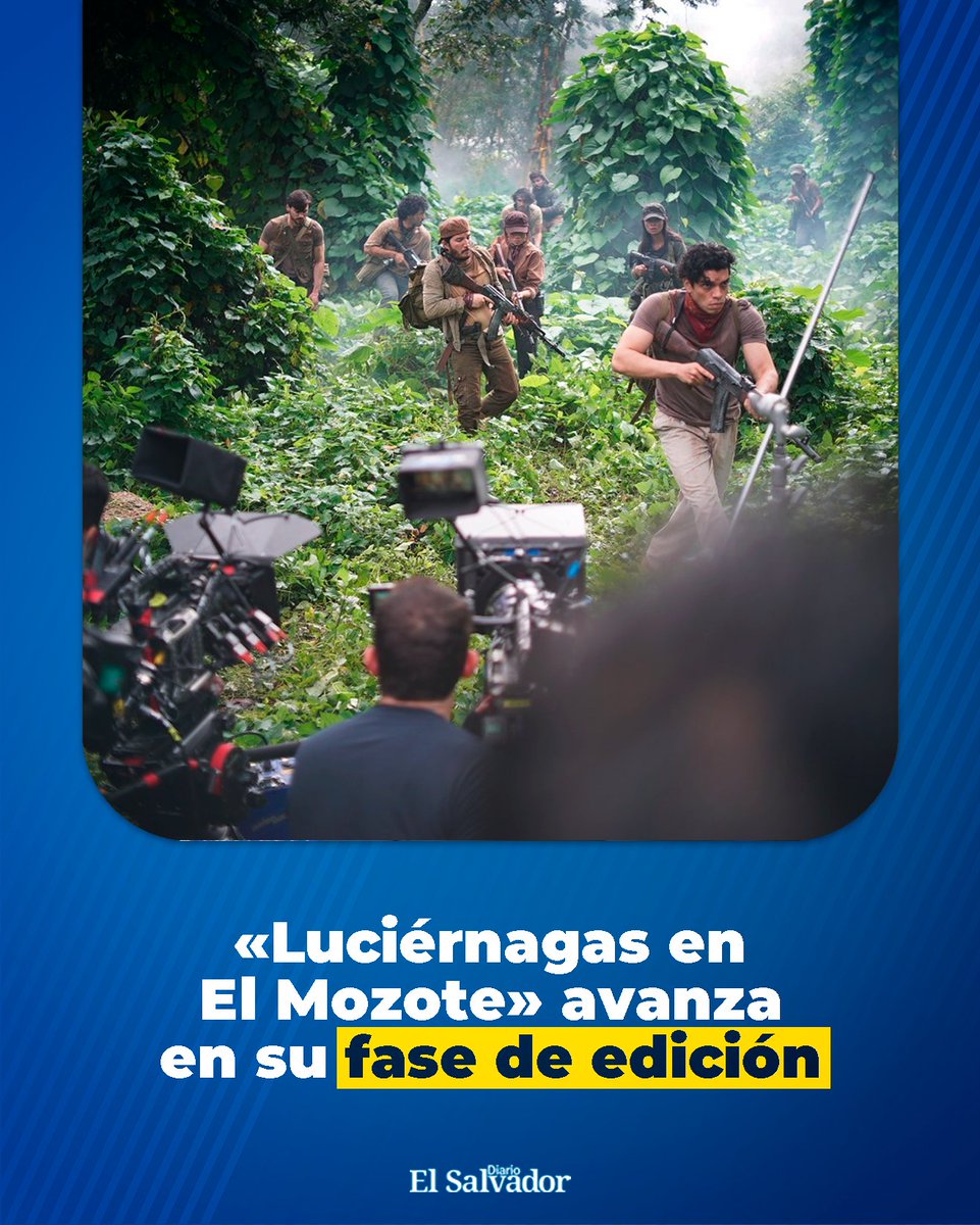 #DeDiversión «Luciérnagas en El Mozote» será una de las «mejores producciones realizadas en la región», así lo asegura la agencia By Side, que tuvo acceso al proceso de edición de la cinta cuyo estreno está previsto para diciembre.

➡➡ tinyurl.com/2669z3p5