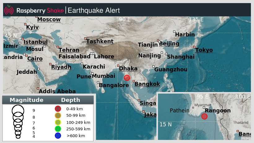 raspishakEQ's tweet photo. Preliminary M5.0 #Earthquake
ID: #rs2023mdtior
93km/58miles from #Pyapon, in #Myanmar
2023-06-22 00:12 UTC
@raspishake network
Join the largest #CitizenScience #seismograph community ➡ https://t.co/Y5O0dgJqJF
EVENT ➡ https://t.co/iS4DukYBBU https://t.co/d5GwhVDDPj