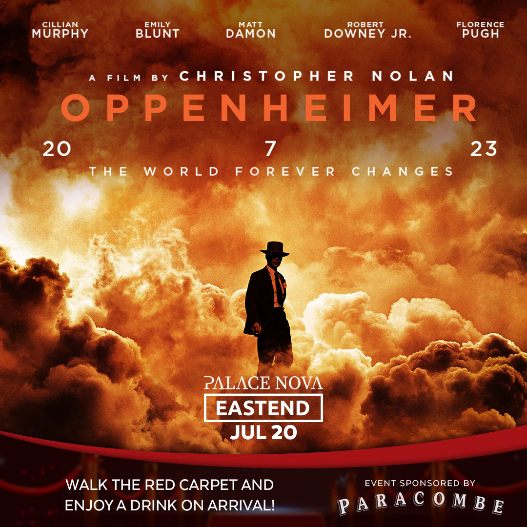 Palace Nova 🎬 Adelaide's favourite cinema (@palacenova) on Twitter photo #Oppenheimer 🎟 Tickets on sale now palacenova.com.au/films/oppenhei…
Walk the red carpet, enjoy a glass of wine on arrival, and be part of the drawing to WIN a magnum of Riesling provided by <a href="/ParacombeWines/">Paracombe Wines</a> on the opening night of the explosive new film from Christopher Nolan!
#Adelaide #Oppenheimer 🎟 Tickets on sale now palacenova.com.au/films/oppenhei…
Walk the red carpet, enjoy a glass of wine on arrival, and be part of the drawing to WIN a magnum of Riesling provided by <a href="/ParacombeWines/">Paracombe Wines</a> on the opening night of the explosive new film from Christopher Nolan!
#Adelaide