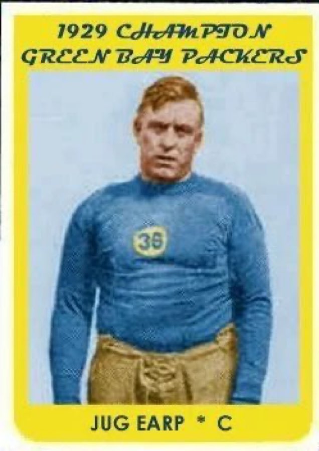 Or, in place of the one-time champ, you could have a 3-time champ. Center.
Jug Earp.