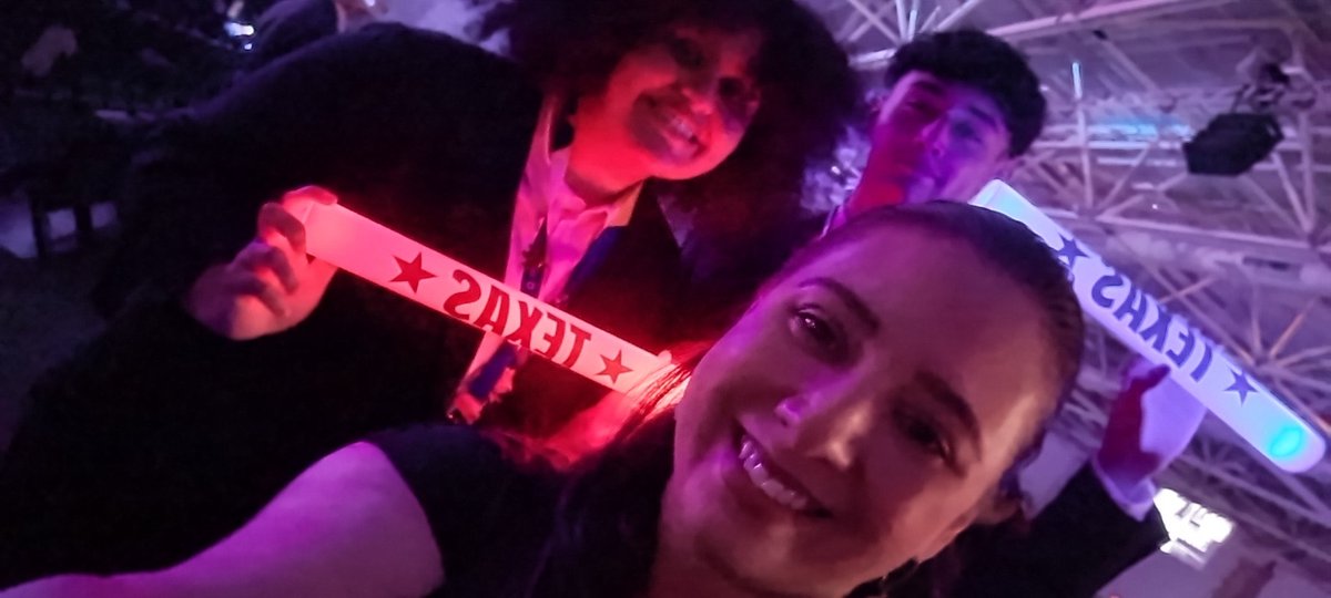 Representing <a href="/McAllenISDCTE/">McAllen ISD CTE</a> <a href="/TexasHOSA/">Official Texas HOSA</a> at the opening ceremony HOSA ILC 2023 #hosailc2023 <a href="/Pride_Mustangs/">Pedro Alvarez, Jr.</a> <a href="/AECHS_Pride/">Mr. Carmona</a>