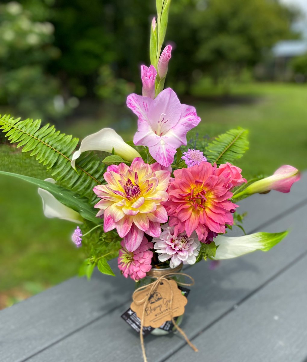 BlessingsGrow's tweet photo. Blessings to share. 💐

#dahlias #locallygrownflowers #fieldtovase #cutflowers #locallygrown #localflowers #flowerfarmer #flowersupplier #blessingsgrow #growingwithpurpose #givinggodtheglory #grownnotflown #metterchamber #georgiagrown #specialtycutflowers #ascfg https://t.co/troBshkY33