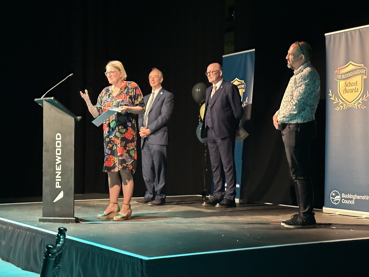 Many congratulations to <a href="/PrincesRisbSch/">Princes Risborough School</a> for winning the Senior Leadership Team of the Year Award for Secondary at the Buckinghamshire School Awards 🌟