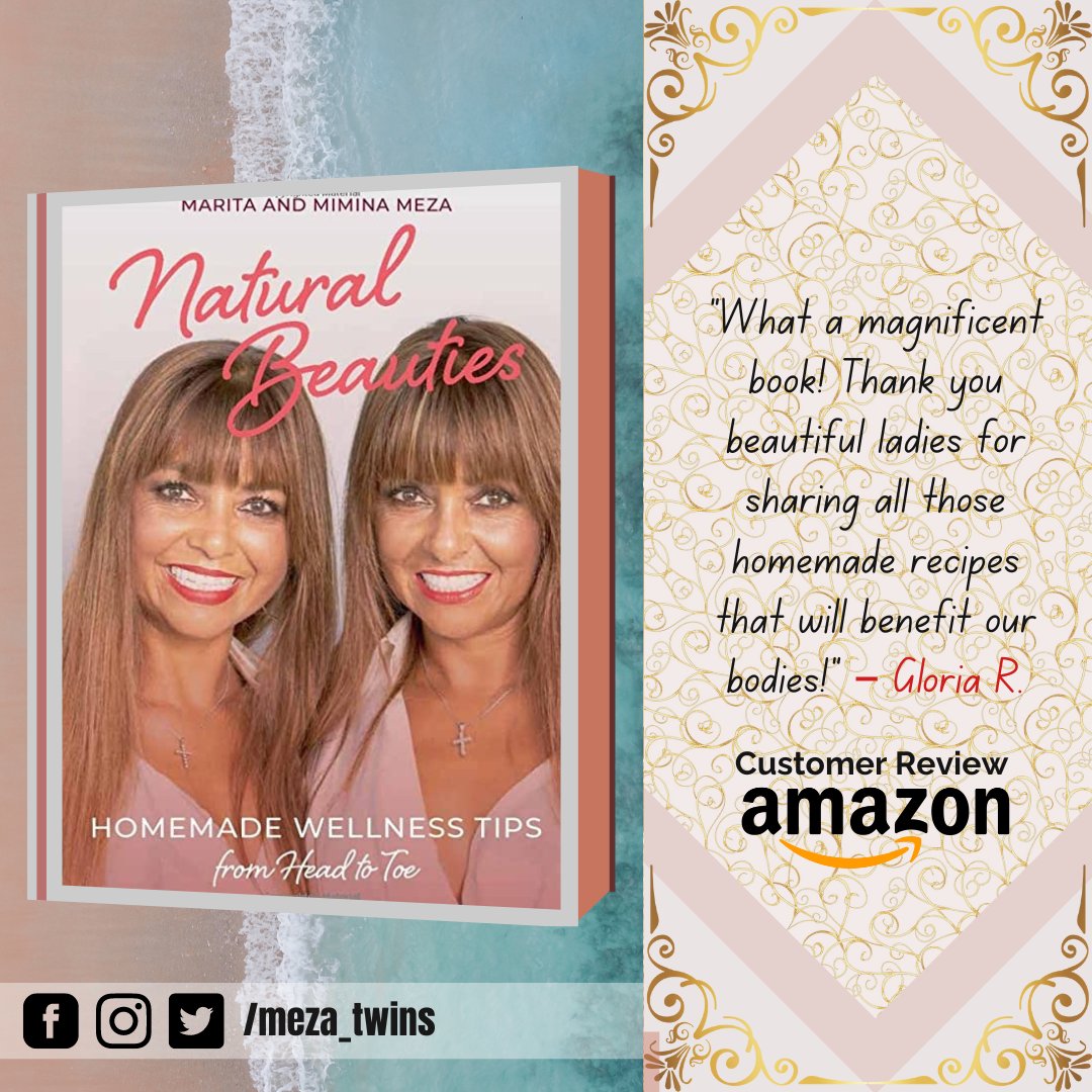 Sharing this lovely review from one of our readers on Amazon.   

Grab a copy now! 
amazon.com/Natural-Beauti…  

#MezaTwins #MorochasMeza #NaturalBeauties #BookReview #CustomerReview #AmazonBooks