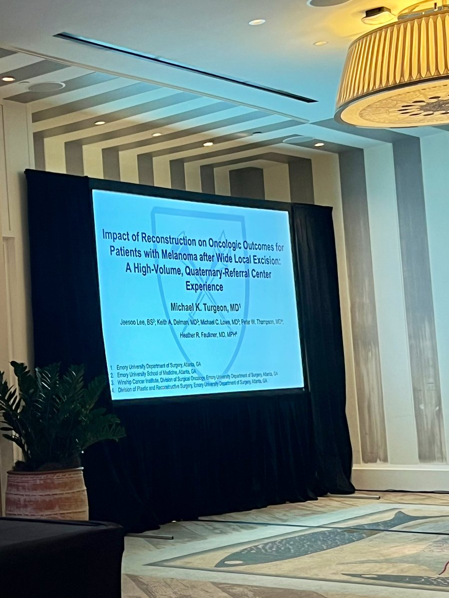 Emory Surgery (@emorysurgery) on Twitter photo Excellent presentation by Dr. Turgeon on the “Impact of Reconstruction on Oncologic Outcomes in Patients with Melanoma After Wide Local Excision” at SESPRS <a href="/michaelturgeon/">Michael Turgeon, MD</a> <a href="/BlondeDoc1/">Heather R. Faulkner, MD MPH FACS</a> <a href="/KeithDelman/">Keith Delman</a> <a href="/MichaelCLoweMD/">Michael Lowe</a> Excellent presentation by Dr. Turgeon on the “Impact of Reconstruction on Oncologic Outcomes in Patients with Melanoma After Wide Local Excision” at SESPRS <a href="/michaelturgeon/">Michael Turgeon, MD</a> <a href="/BlondeDoc1/">Heather R. Faulkner, MD MPH FACS</a> <a href="/KeithDelman/">Keith Delman</a> <a href="/MichaelCLoweMD/">Michael Lowe</a>