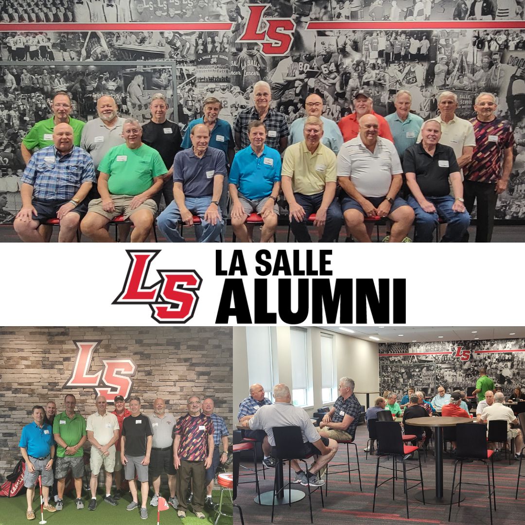 '70 Monthly Luncheon Tour stops at their alma mater!

See the full story here:
lasallelanceralumni.net/alumni-news/

#GoldenLancers
#ReturningHome
#LRD