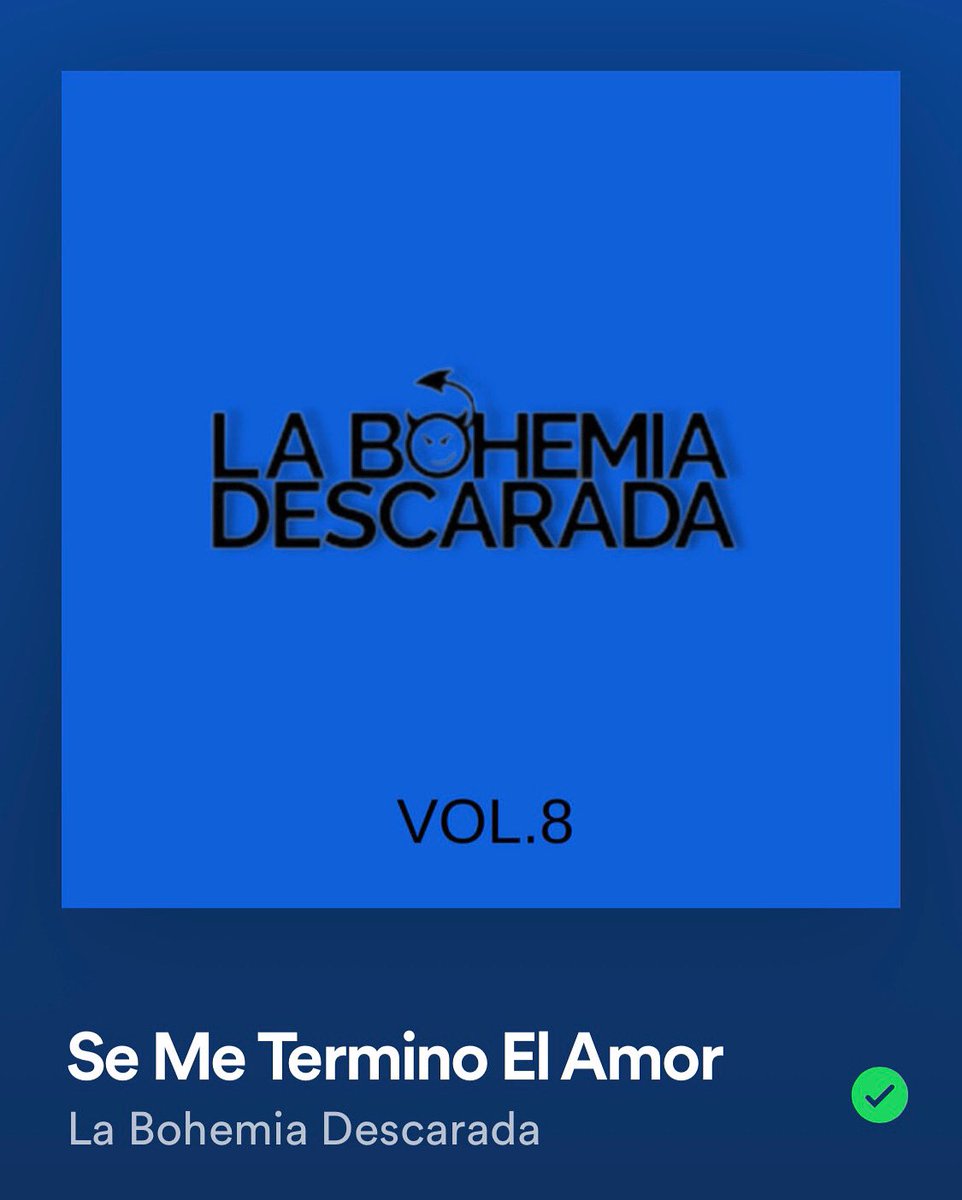 Con la más grande felicidad del mundo les comparto mi canción “Se me terminó el amor” en voz del gran Mtro. Nicho Hinojosa en su proyecto Bohemia Descarada vol. 8. 
bit.ly/3XlBb3U