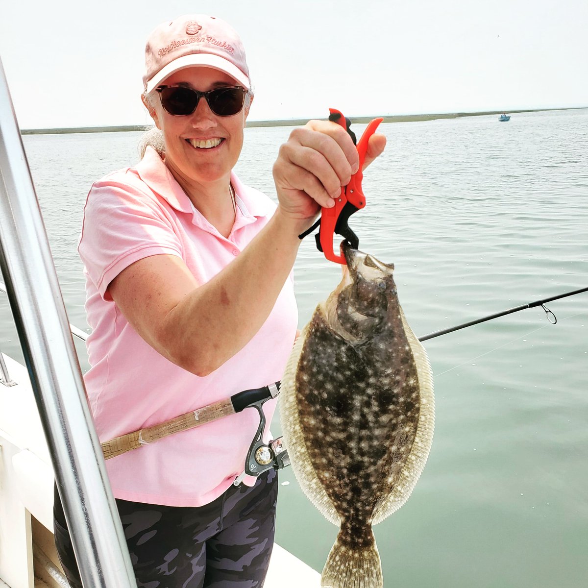 Finsandfeather2's tweet photo. Flounder run is good in South Jersey.  Give us a call. https://t.co/X8m5InfgL1
