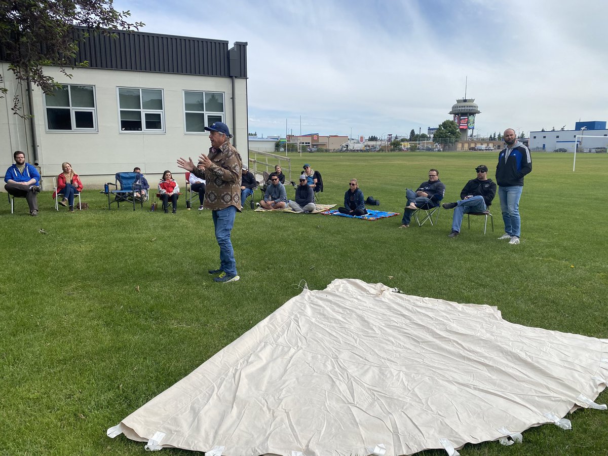 cchschool's tweet photo. What an incredible day of learning and sharing - from a much needed Talking Circle, to putting up our first NIITOYIS as a staff, to storytelling at MATSIYIKKAPISAIKI’SOMM - we at TAATSIKIOYIS have her blessed! #hs4 1/2 https://t.co/TwvOrlNRMd