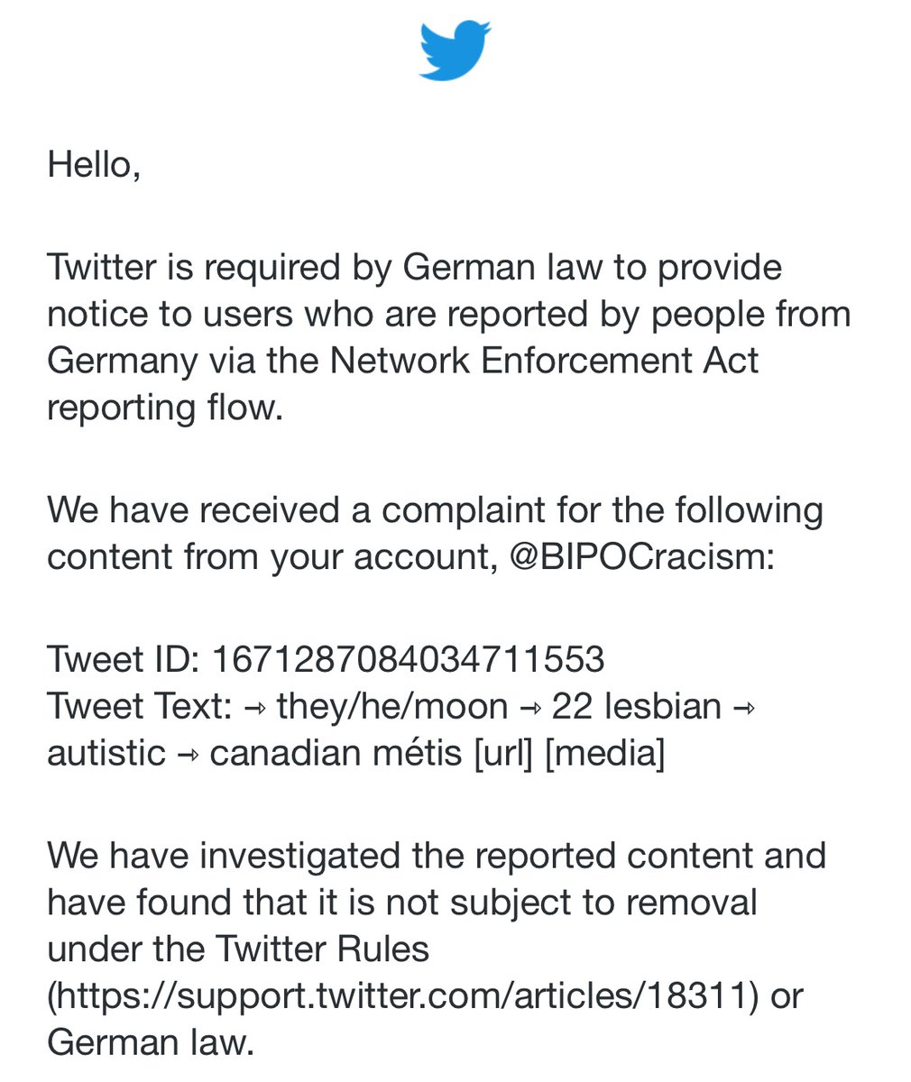 Oh no…..people in the Islamic Republic of Germany don’t like my tweets