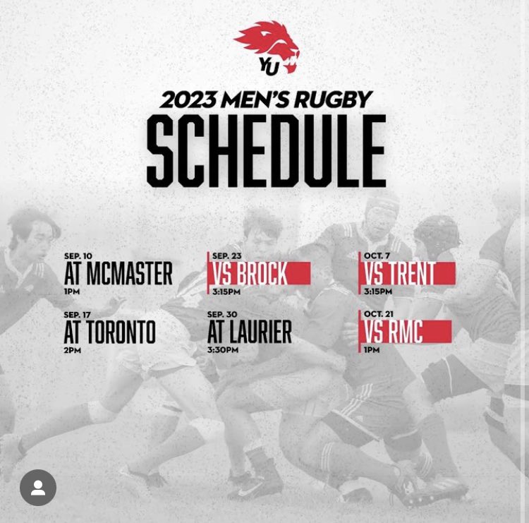 YorkU Men's RFC Alumni (@yorkmensrfcalum) on Twitter photo We’re back! For the first time since the fall of 2003, <a href="/yorkulions/">York Lions</a> Men’s Rugby will participate in <a href="/OUAsport/">Ontario University Athletics</a> league play!! Twenty years is a long time. We are ready for this!! We’re back! For the first time since the fall of 2003, <a href="/yorkulions/">York Lions</a> Men’s Rugby will participate in <a href="/OUAsport/">Ontario University Athletics</a> league play!! Twenty years is a long time. We are ready for this!!