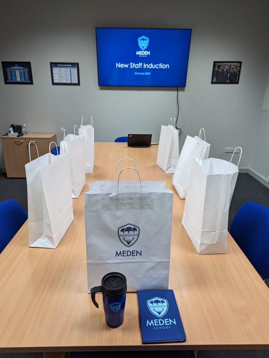abbiemann1982's tweet photo. Today was our new staff induction day. It's always a brilliant day that I'm proud to lead. We share what it means to be a Meden teacher and how important our school culture is to us. Very excited to have such committed professionals join #TeamMeden in August π https://t.co/D7T4mrkHp5