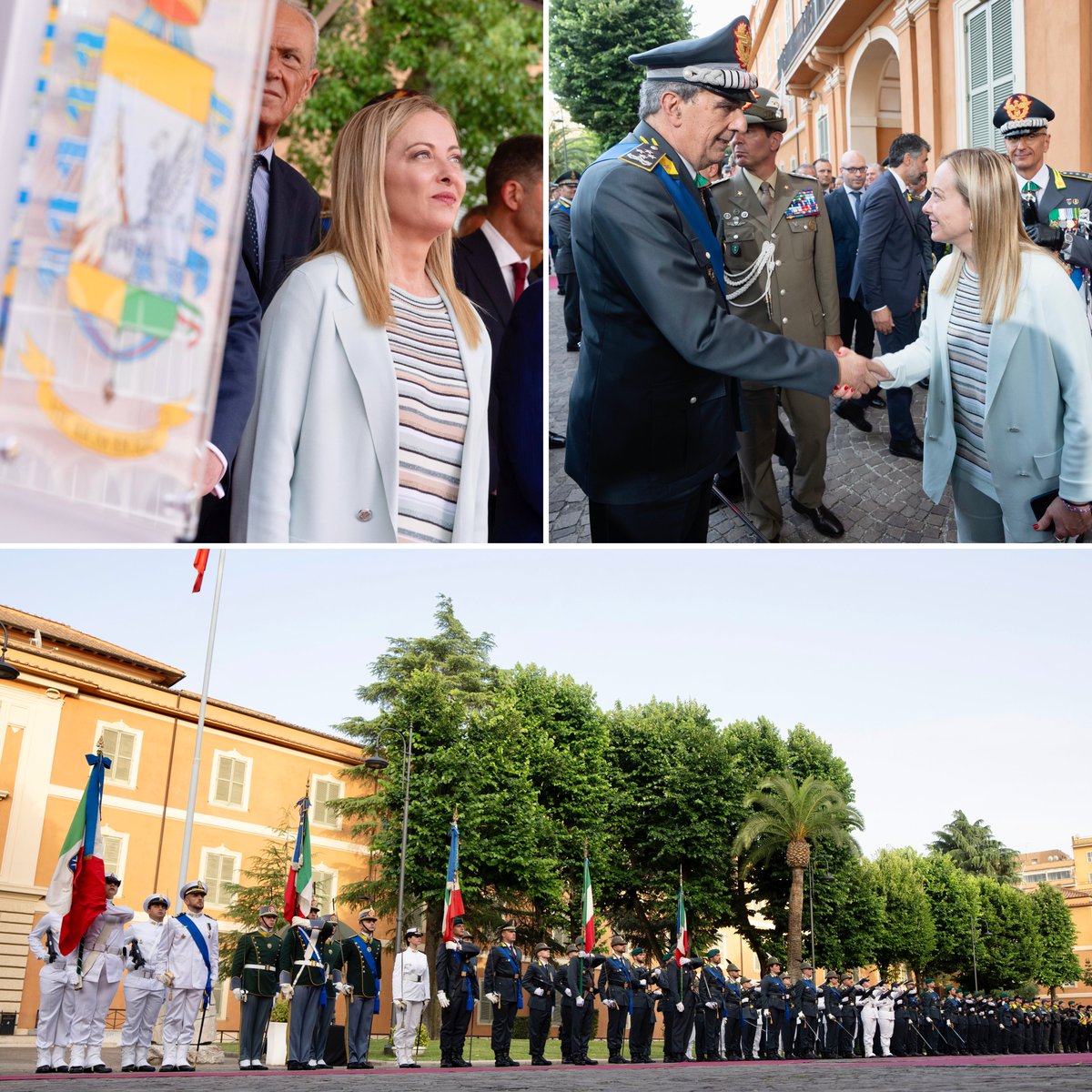 Nella caserma 'Piave' a Roma, sede del Comando Generale della @GDF, per celebrare insieme alle donne e agli uomini della #GuardiadiFinanza l'Anniversario di fondazione delle Fiamme Gialle. 249 anni di straordinaria attività spesa in favore di famiglie e imprese, a tutela della…