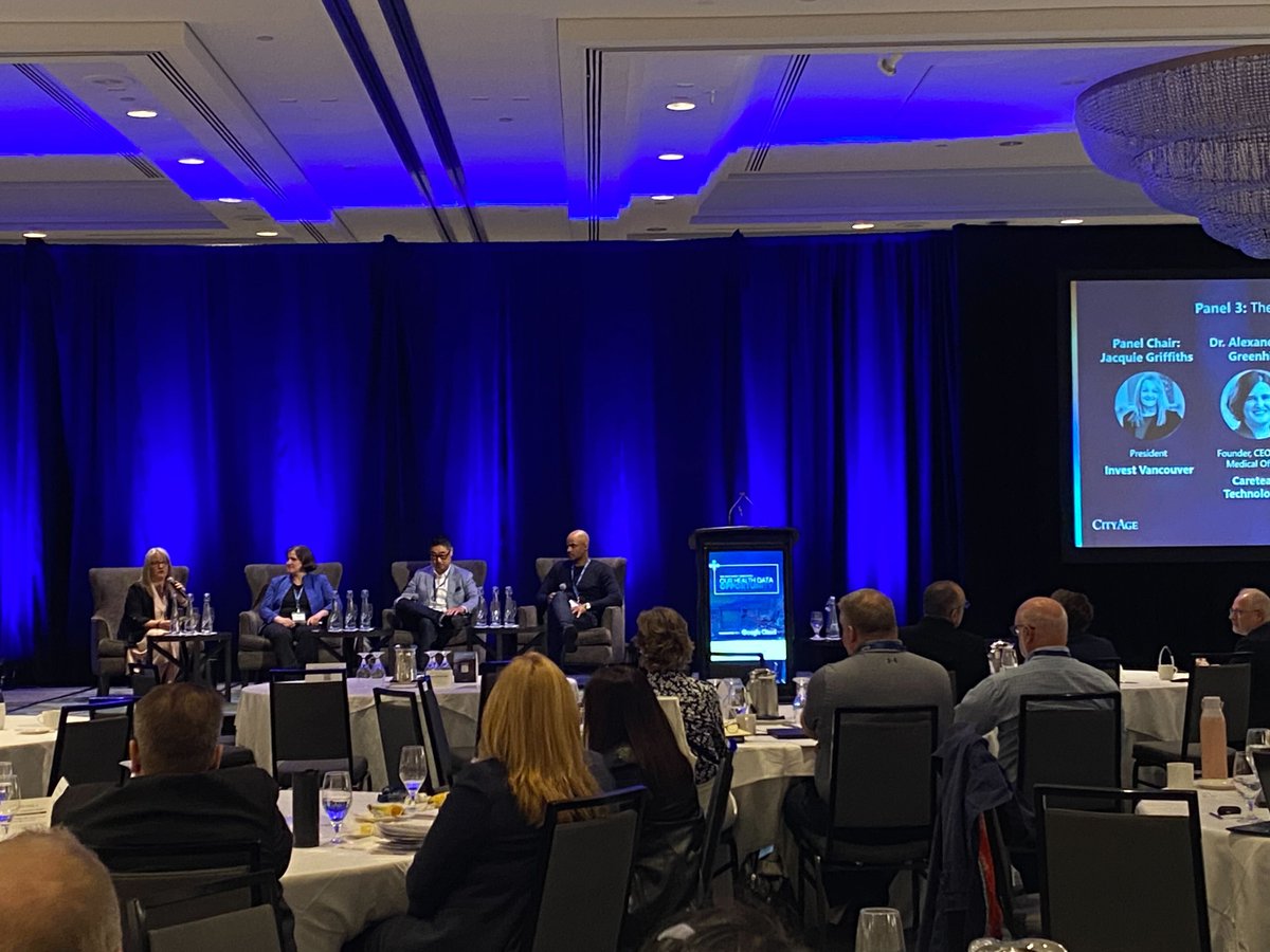 CityAge (@cityage) on Twitter photo And to end the day we have a fantastic panel exploring how can we put new skills to work in improving our health system as we build health solutions for the world. Joining the discussion: <a href="/getcareteam/">Careteam Technologies</a>, Variational AI, <a href="/penderventures/">Pender Ventures</a>, & <a href="/Invest_Van/">Invest Vancouver</a>
#buildthefuture #thedataeffect And to end the day we have a fantastic panel exploring how can we put new skills to work in improving our health system as we build health solutions for the world. Joining the discussion: <a href="/getcareteam/">Careteam Technologies</a>, Variational AI, <a href="/penderventures/">Pender Ventures</a>, & <a href="/Invest_Van/">Invest Vancouver</a>
#buildthefuture #thedataeffect