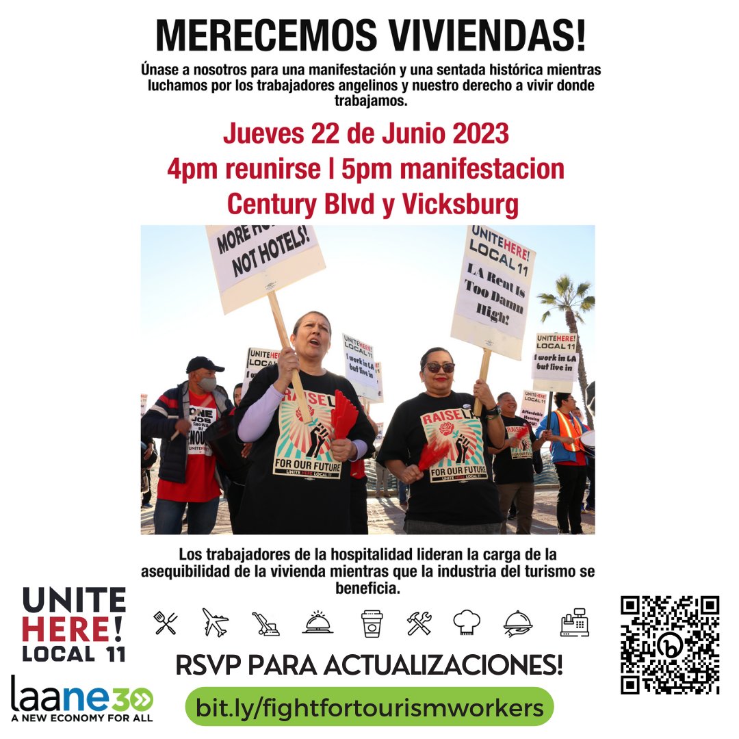 'We can't survive without our tourism workers.' 
Brandi is right; we really can't! 
Join us tomorrow @ 4m to support the tourism workers fighting to afford to live where they work.  #RaiseTheWage #TourismWorkersRising 
RSVP: bit.ly/fightfortouris…