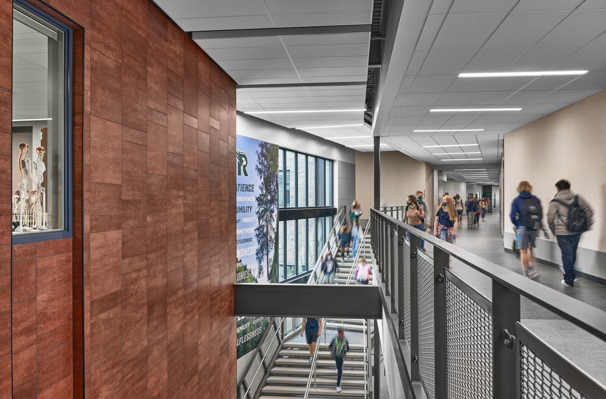 Final photography of Central Valley School District's brand-new school is here!

Ridgeline High School is the final capstone project of CVSD's 2018 bond measures. It's also the 1st new high school in the Spokane area in 24 years. Learn more: oacsvcs.com/project/ridgel… #BuiltWithOAC