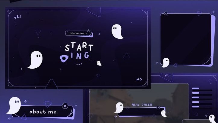 huzi_designs's tweet photo. Looking to add some eerie flair to your stream setup? ๐คThis charming pack features a hauntingly cute purple-themed overlay, complete with animated transitions, matching panels, and spooky alerts that perfectly complement your stream's aesthetic
#SpookySpirit
#Halloween
#twitch https://t.co/jdzWSifdlF