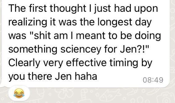 jenmgshe's tweet photo. This message made me smile this morning. 😊 Although how is it already 5 years since #ScienceSolstice and 4 years since #SummerSoilstice?! 

Only 10 days until @MARAf_UK kicks off though! 🙌🏼

Happy #SummerSolstice2023 everyone. 🤗🌅 https://t.co/mkmPhAZMIs
