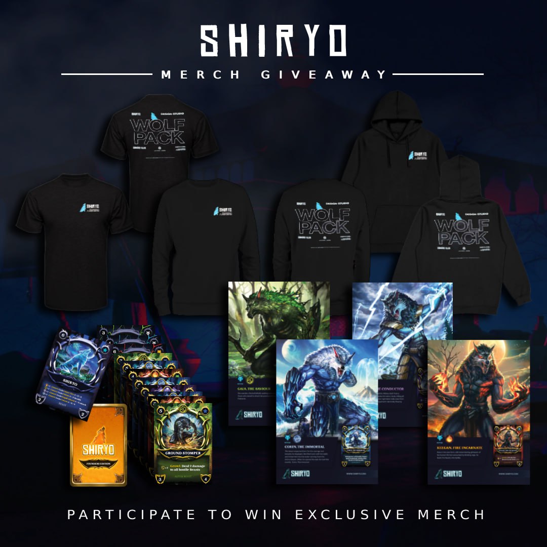 Giving away some merch to a random person!

1️⃣ Interact with this post
2️⃣ Follow me, @bbiancaxi &amp; <a href="/Shiryo_Official/">Shiryo</a>
3️⃣ Tag 3 friends

Prize: Poster, Trading Card, Stickers

Double your chances with @bbiancaxi 's #giveaway 👀

Good luck!
Result will be announced June 30th!