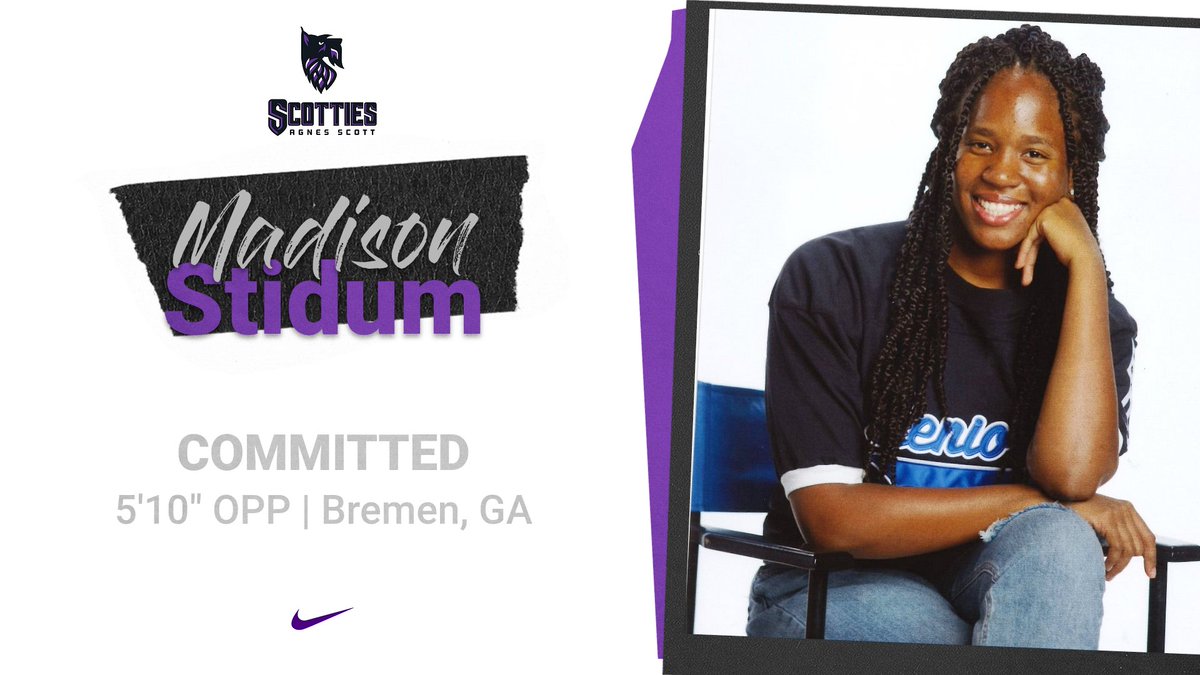 Here's a couple of fun facts about our incoming 5'10"/OPP out of Bremen, GA 1. Loves Sushi and 2. I chose Agnes Scott because the school's amazing Public Health program!
WELCOME HOME MADISON!