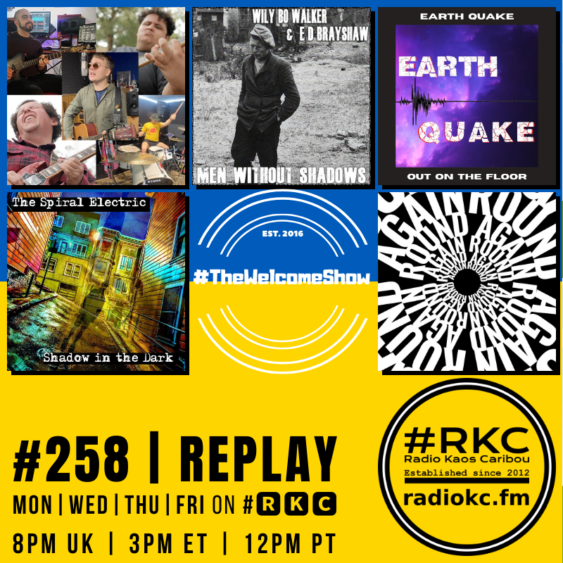 ▂▂▂▂▂▂▂▂▂▂▂▂▂▂
Coming up on #🆁🅺🅲
in #TheWelcomeShow
▂▂▂▂▂▂▂▂▂▂▂▂▂▂
EP #258 │ 2023 #REPLAY
▂▂▂▂▂▂▂▂▂▂▂▂▂▂

Tangerine Hall │ @wilybo x @edbguitar │ EARTH QUAKE │ @SpiralElectric │ @theheavynorth

🆃🆄🅽🅴 📻 radiokc.fm