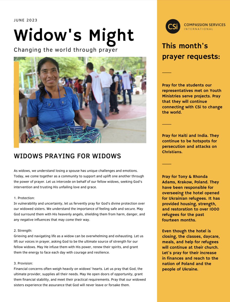 Compassion Services International tweet media