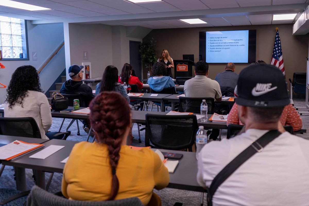 NWNEPA's tweet photo. Our #HomeOwnershipCenter recently hosted a Spanish homebuyer workshop earlier this month at our office! We are so grateful to our amazing partners for helping make these workshops a reality! https://t.co/DxgpVzY0NL
#NeighborWorks #NWNEPA #Homeownership #Homebuyer #Homebuying https://t.co/BYbSHt7DiJ