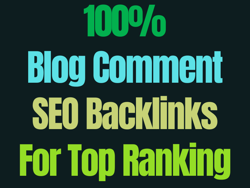 100% Blog Comment SEO Backlinks for Top #Google Ranking
Visit: fiverr.com/s/KvlRQY
#blogcomment #seobacklinks #linkbuilding