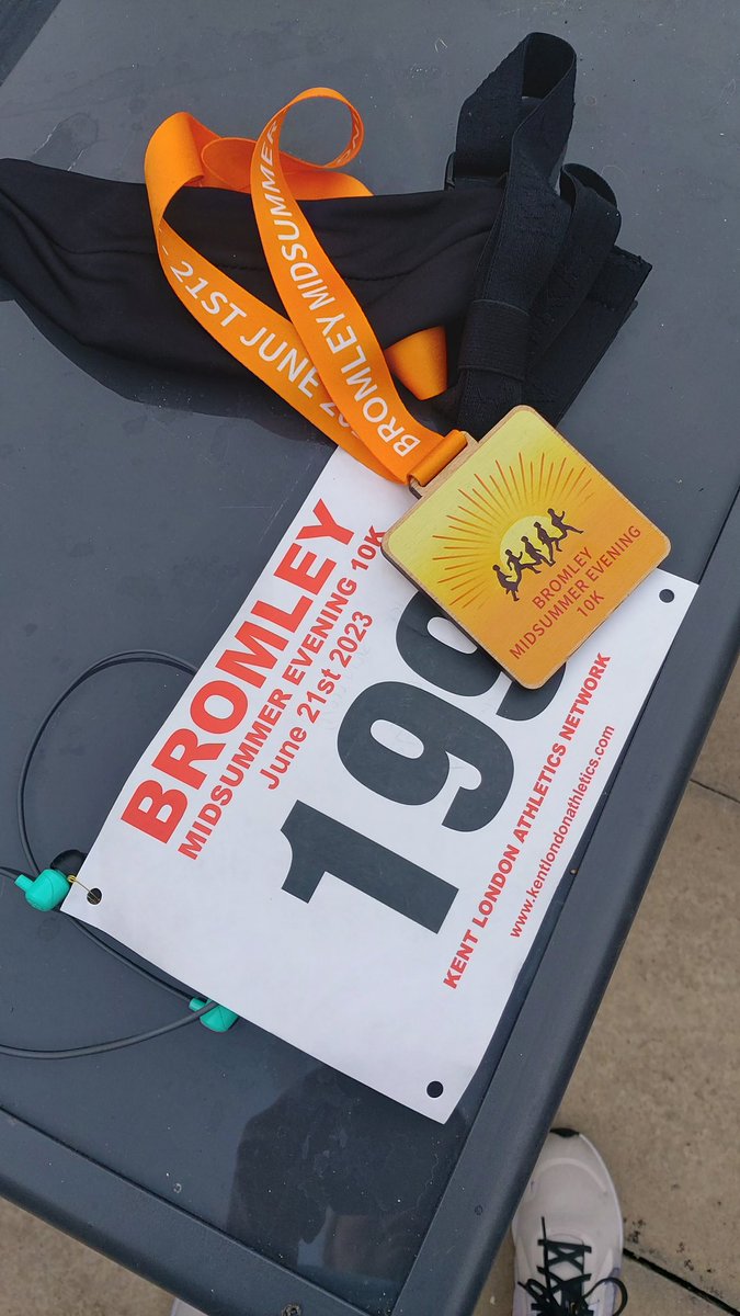 Midsummer evening well spent. 
#midsummer #10k #Bromley