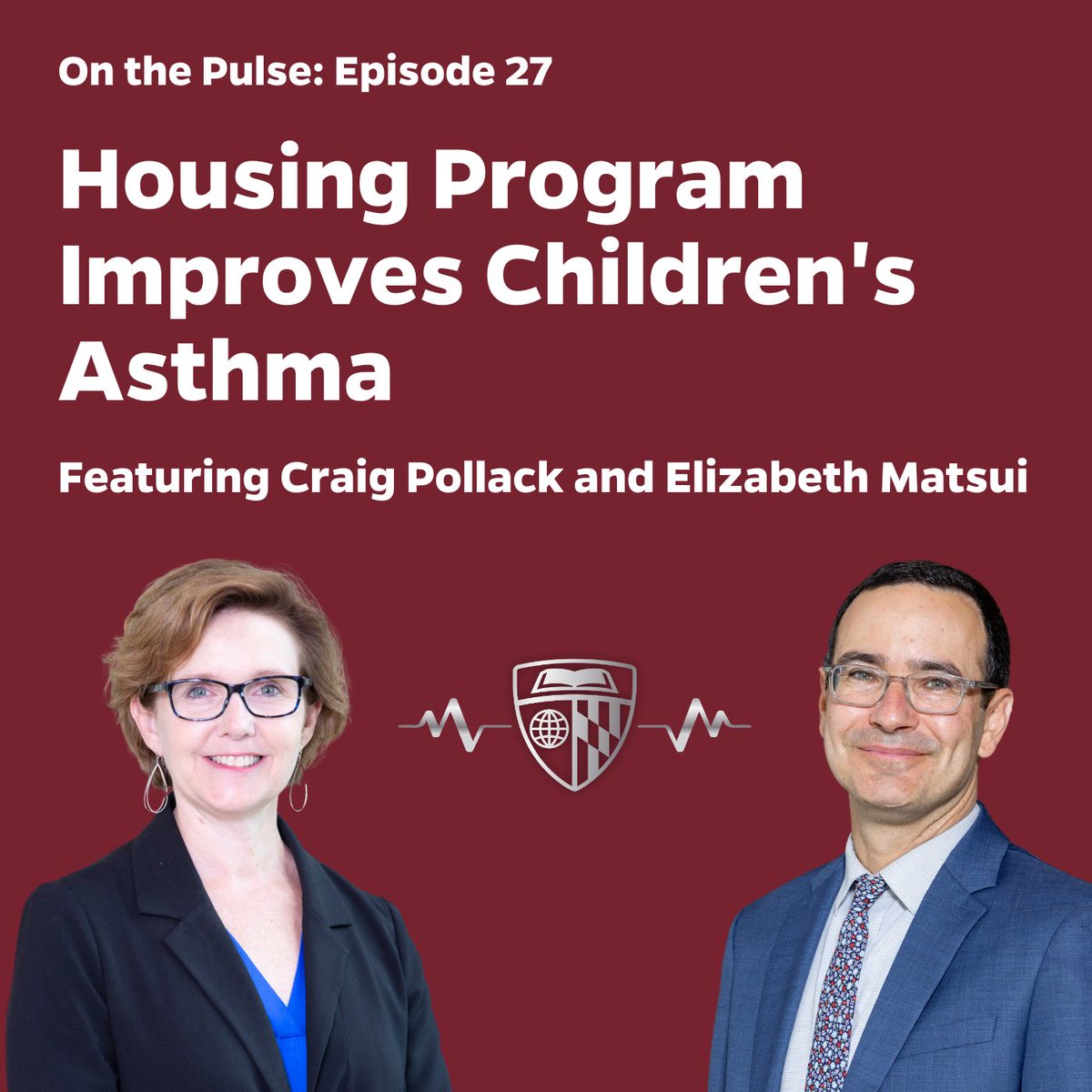 Hopkins Nursing (@jhunursing) on Twitter photo On The Pulse Podcast Episode 27: <a href="/cepollack/">Craig Pollack</a> and <a href="/elizabethmatsui/">Elizabeth Matsui</a> from <a href="/DellMedSchool/">Dell Medical School</a> discuss their new research which shows moving from disadvantaged neighborhoods can improve children’s asthma. Listen to the discussion 👉 bit.ly/446clXZ On The Pulse Podcast Episode 27: <a href="/cepollack/">Craig Pollack</a> and <a href="/elizabethmatsui/">Elizabeth Matsui</a> from <a href="/DellMedSchool/">Dell Medical School</a> discuss their new research which shows moving from disadvantaged neighborhoods can improve children’s asthma. Listen to the discussion 👉 bit.ly/446clXZ