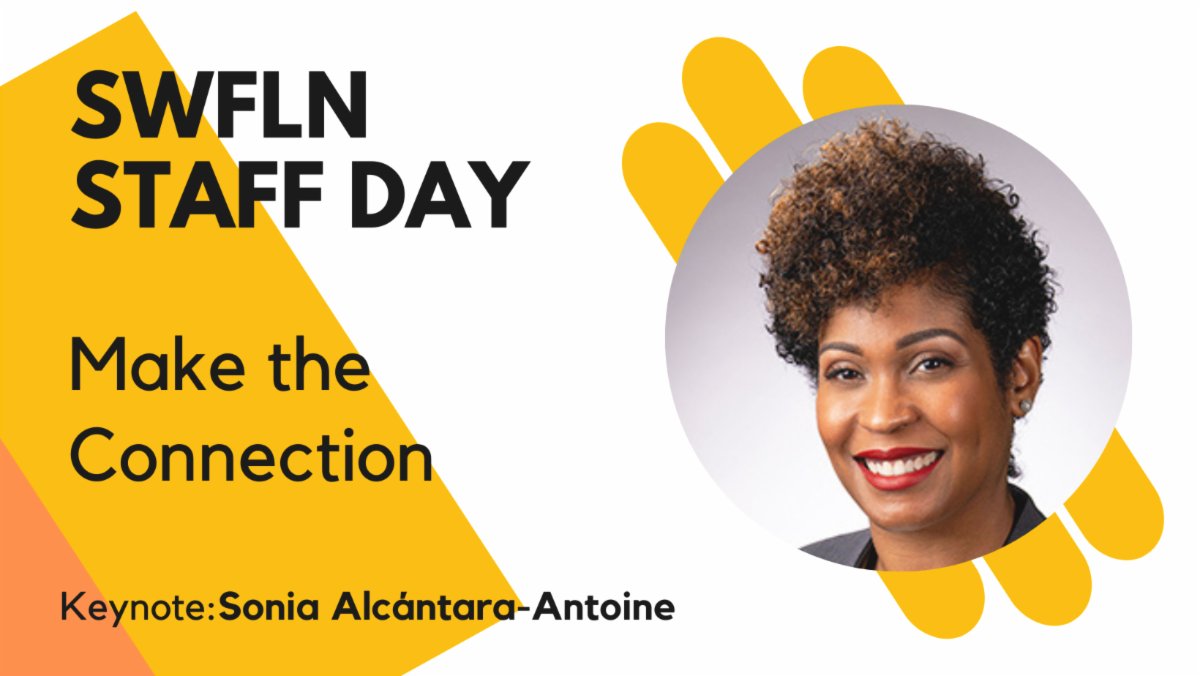 swfln's tweet photo. Upcoming Training, Apply for Staff Day Poster Sessions! 
SWFLN Annual Meeting with Sonia Alcántara-Antoine, AI in the Library, and Rethink and Rejuvenate Your Meetings 
Register Today! 
https://t.co/vGYTmkSF7O https://t.co/H2WUNGFlIz