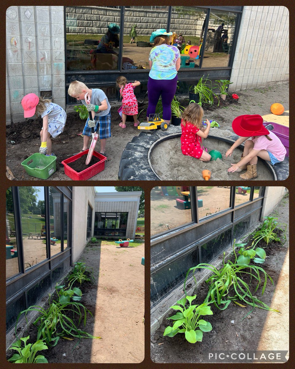 “Hosta” la vista dirt! We had so much fun planting in our Kinder-garden today. Good thing we were wearing hats! We are still accepting hosta plant donations if you are splitting them in your gardens at home. Tomorrow is EXPERIMENTS day!! We can’t wait to be scientists together!