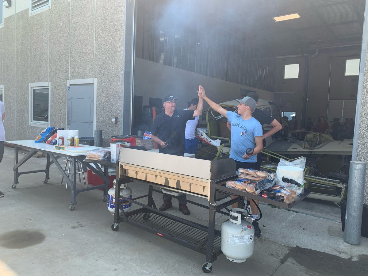 tvdsbaviation's tweet photo. Massive thank you to our Aviation School students, educators, families, industry @FanshaweCollege @flyyxu and @tvdsb team for supporting a successful year of Aviation School. School bbq today! Congrats to the graduating students looking forward to welcoming back students Feb 2024 https://t.co/0Sa1HJTiwB