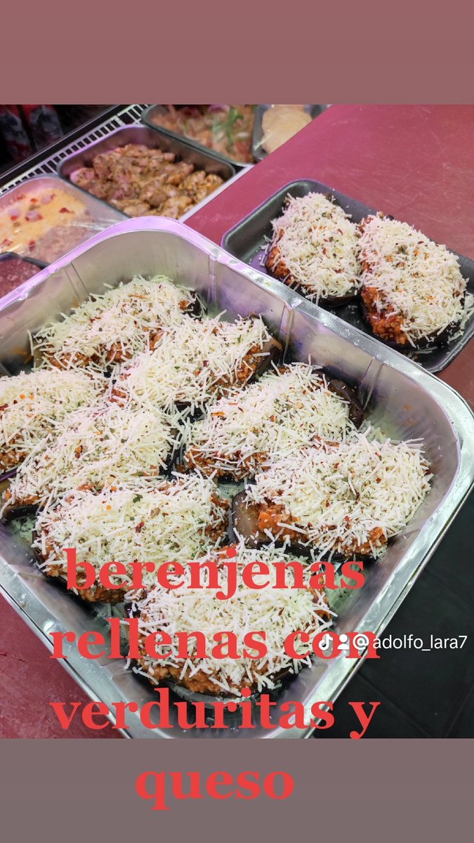 carnicerialara's tweet photo. #Berenjenas #rellenas carnicería Lara.... Ricas ricas https://t.co/dPleCPuLLd