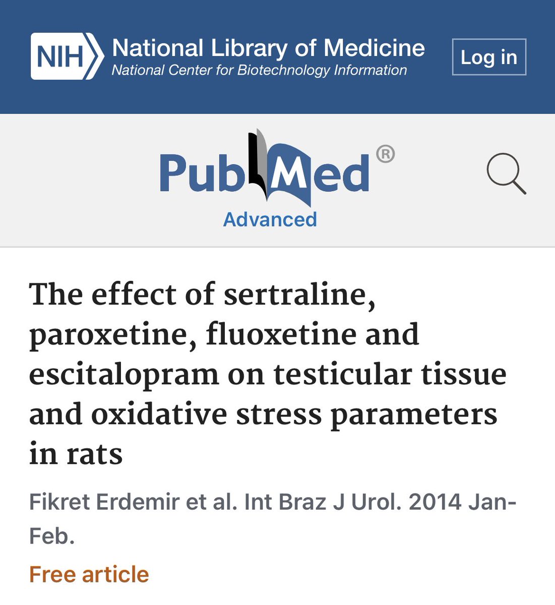 SSRIs = chemical castration

- disrupts steroidal gene expression
- disrupts sperm DNA integrity
- decreases male fertility in humans 
- long-lasting sexual dysfunction
- may lower testosterone

May not happen to everyone, but I wouldn’t want to risk it

Many alternatives exist…