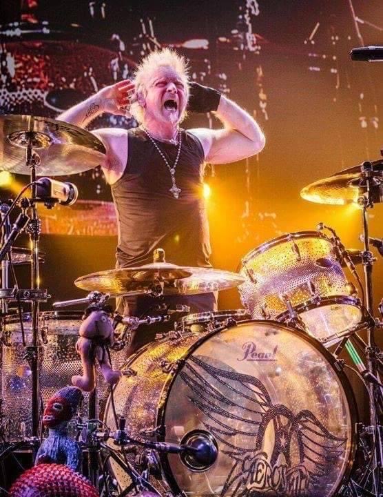 Joey Kramer 
Drummer for Aerosmith is 73
Born June 21st 1950
Founding member of Aerosmith in 1970 and came up with their name.
He also designed their famous ‘A’ with wings logo.
Backing vocals co-wrote at least ten of their songs.
He was inducted into R&R HOF with the band 2001