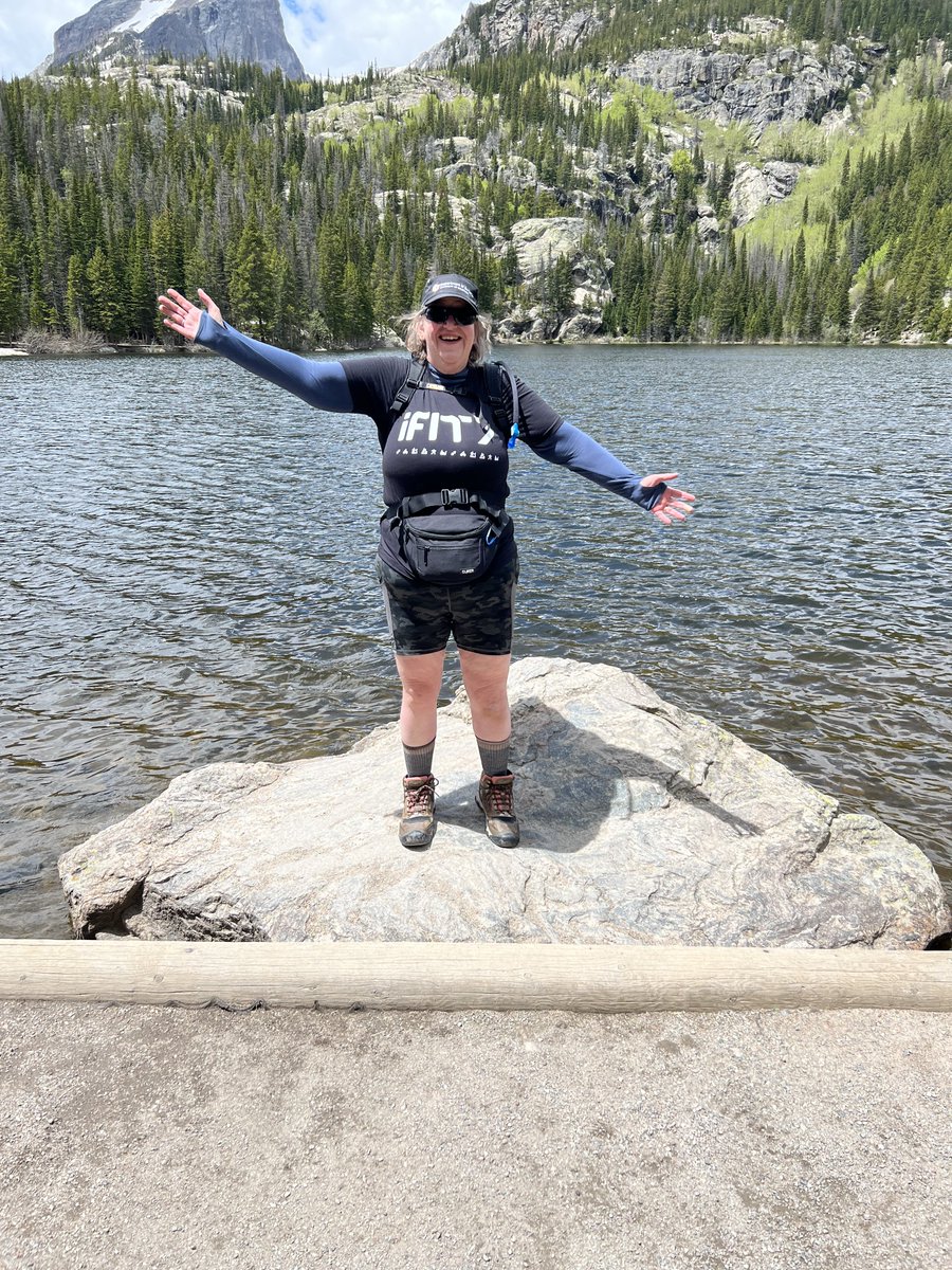 Finally made it to Rocky Mountain National Park and did the Emerald Lake Hike was done in the <a href="/iFit/">iFIT</a> Pines to Peak 3 series. OMG, I did it.  Couldn't make it to Emerald Lake due to snow, but so proud of what I did after losing 200 lbs.  Never out of breath!
