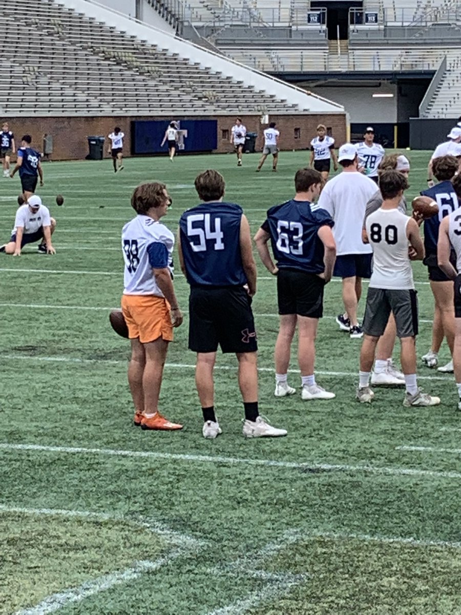 Had a great time @GATECHFOOTBALL1 specialist camp today. @PatriotRecruits @RecruitGeorgia @Bamasnap @Coach__Blount