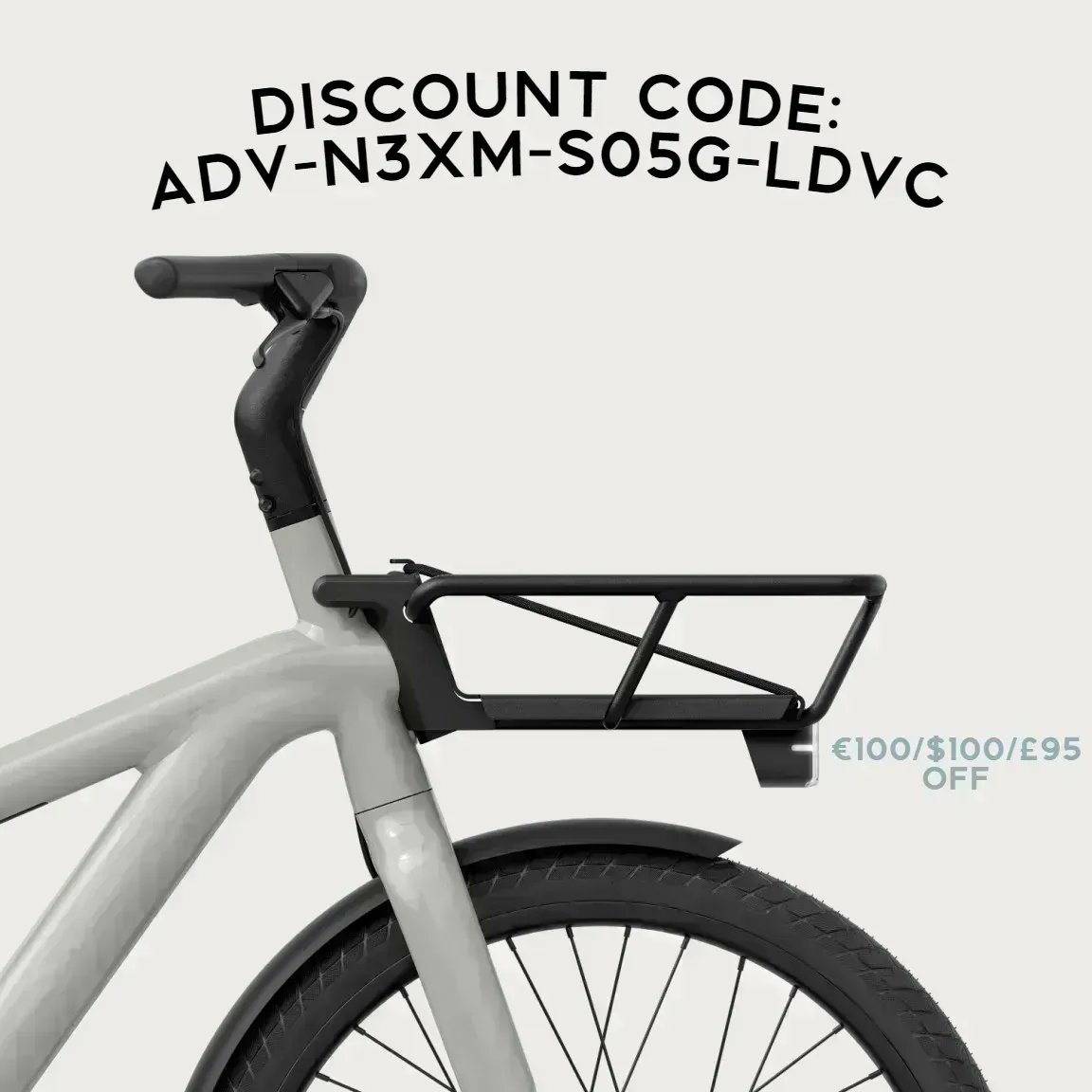 vanmoofdiscount's tweet photo. Apply this #VanMoof #Discount Code at check out and get €100/$100/£95 off for #Accessories &amp; #PoM when buying a new A5, S5, S4, or X4

▶️Discount code: ADV-N3XM-S05G-LDVC◀️ 

#Apple #FindMy  #vanmoof #discountcode https://t.co/oDCmu8iv1c