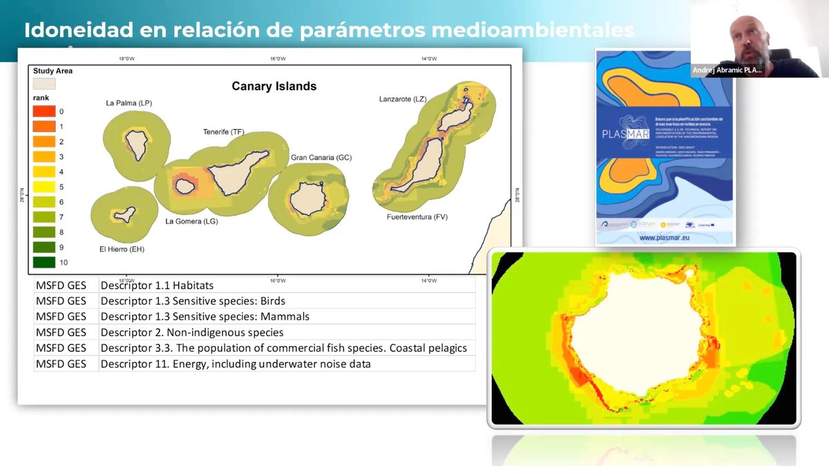 EduRobayna's tweet photo. Ya están casi todas las ponencias de #LaUniClimática2023 grabadas y son espectaculares. La última ha sido la de @AbramicAndrej, investigador de @ECOAQUA_IU/@PPlasmar, sobre eólica marina, su potencial (sobre todo en Canarias), impactos en biodiversidad...
https://t.co/YqG4dXeach https://t.co/HZpFtSYCtg